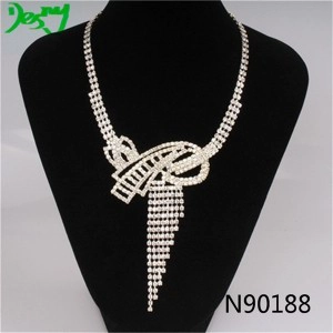 الصين native crystal vogue jewelry dog wedding necklace N90188 الصانع
