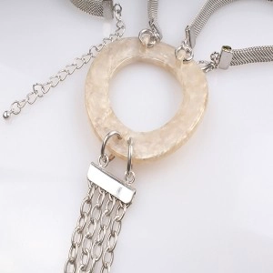 snake chain vintage boutique pendant necklace N90069