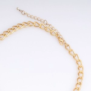 statement crystal flower vintage boutique pendant necklace N90077