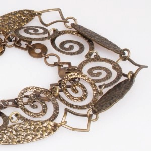 China vintage letter chains shiva eye jewelry costume necklace N90214 manufacturer
