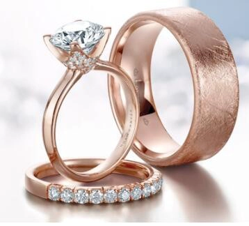 Fashion charm rose gold plated jewelry