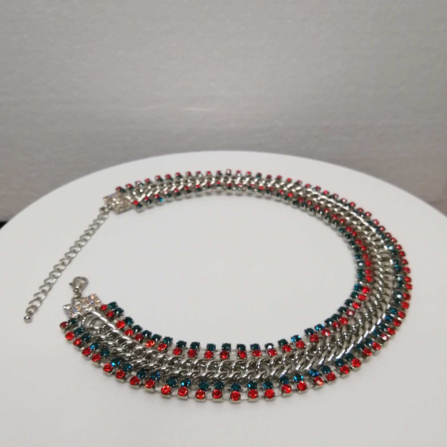 2018 Custom Rhinestone Chain Choker Manufacturer in China