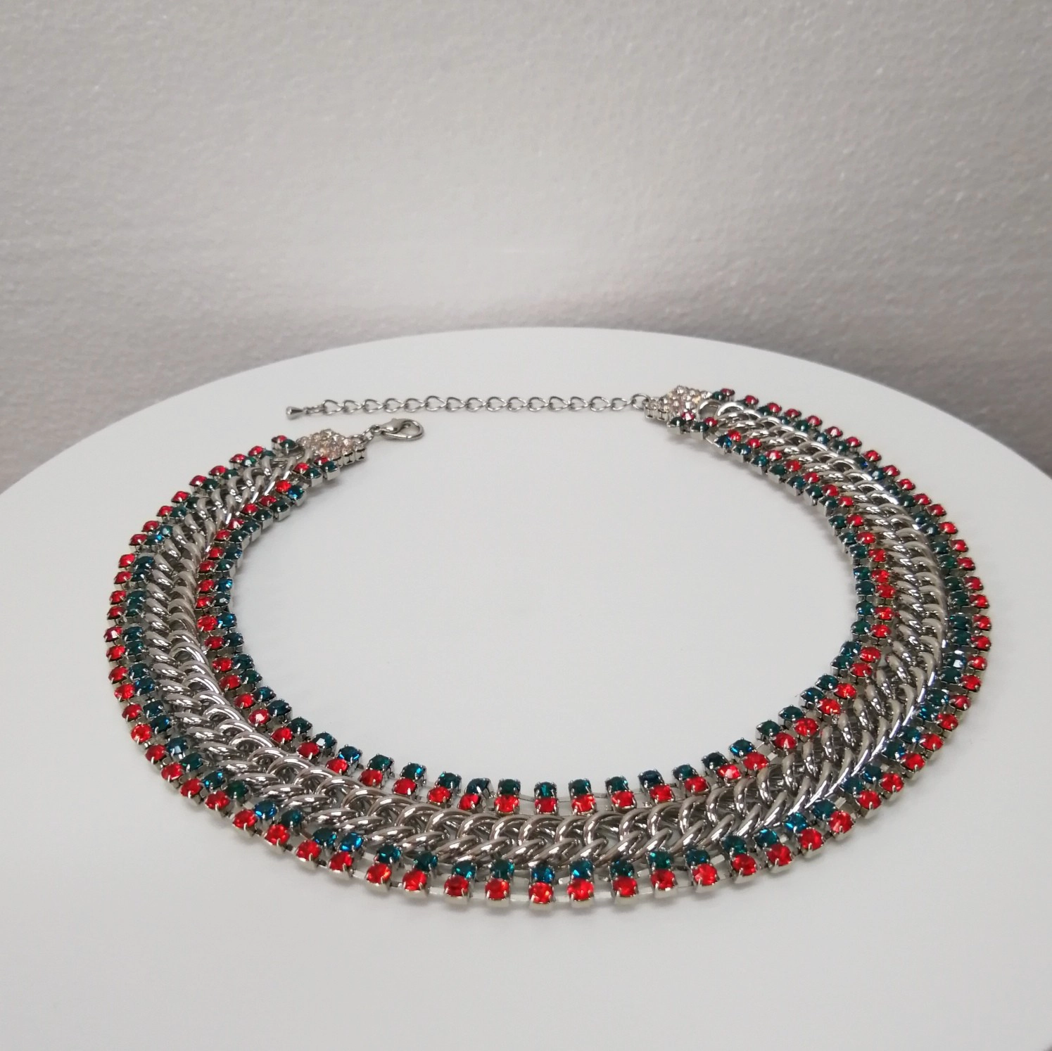 2018 Custom Rhinestone Chain Choker Manufacturer in China