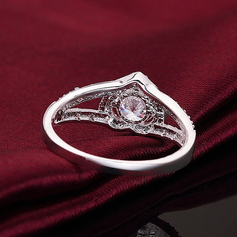 2018 Latest silver ring design for women sterling silver jewelry ring