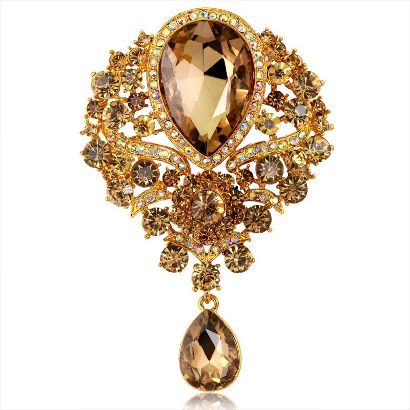 Crystal Rhinestone Wedding Brooch,Wedding Brooch Pins Fashion Jewelry Handmade Fashion wedding jewelry