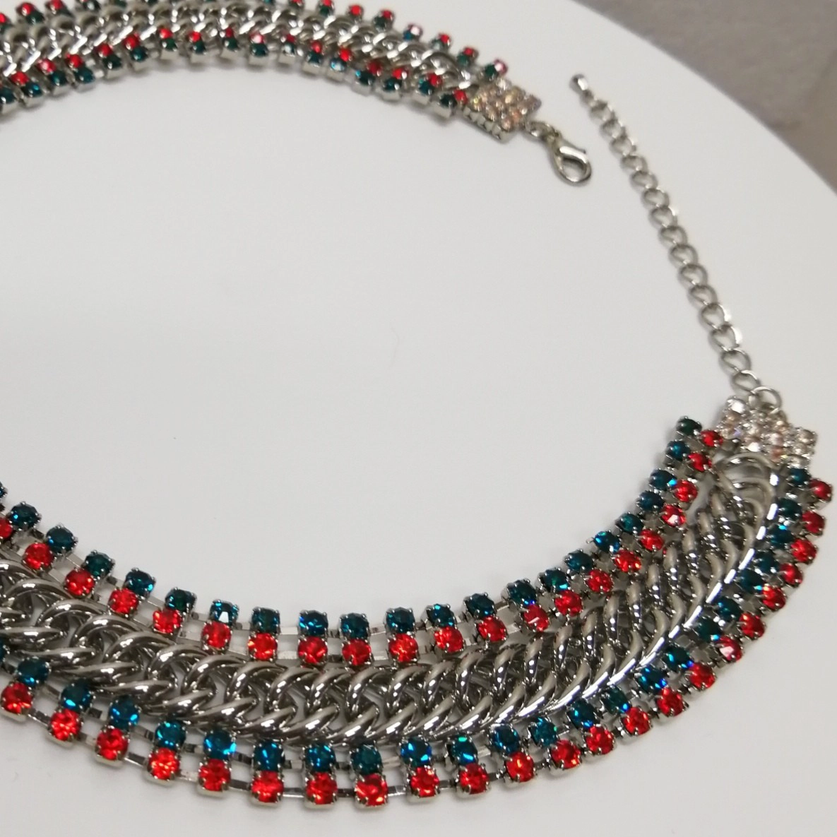 European Fashion Hot Selling Design Rhinestone Chain Choker Famale Party Wedding Crystal Necklace of Women Accessories