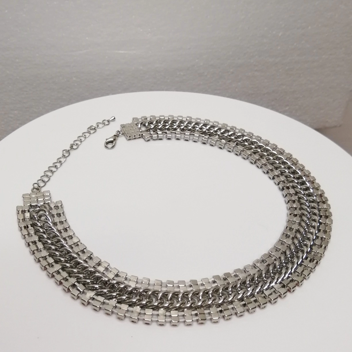 European Fashion Hot Selling Design Rhinestone Chain Choker Famale Party Wedding Crystal Necklace of Women Accessories