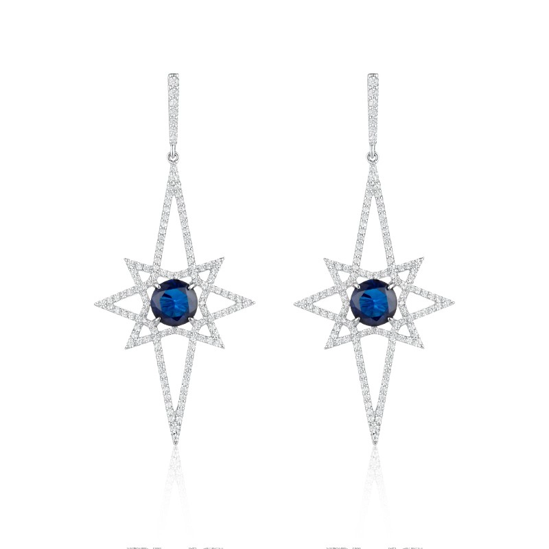 China Fashion Jewelry 925 Sterling Silver jewelry alloy Jewelry Earrings 2018 Jewelry Making Supplies fabricante