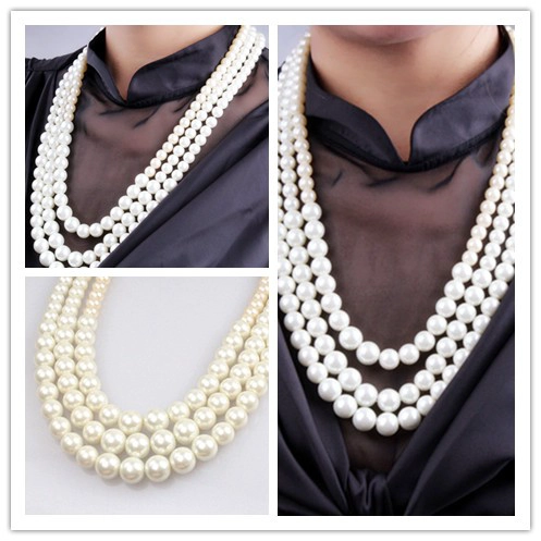 Fashion Latest Desig Pearl Necklace High Quality Strand Birthday Anniversary Gifts for Women Mom Wife
