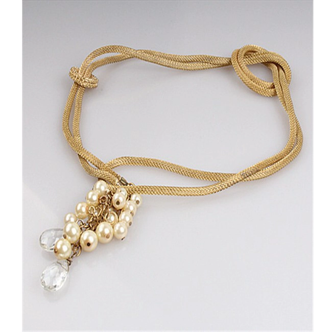 Fashion Vintage Jewelry Gold Engagement Kette Halskette für Frauen