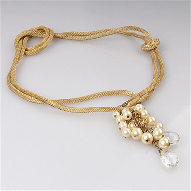 Fashion Vintage Jewelry Gold Engagement Kette Halskette für Frauen
