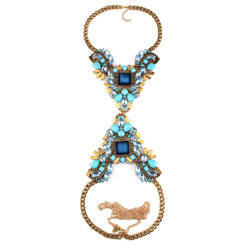 Fashion crystal Body Chain,Women Body Chain Jewelry