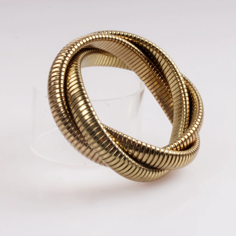 China Goose roar chain elasticity weave bangle supplier china, Fashion bangle USA, 18k gold plated charm classic style bracelet manufacturer wholesale manufacturer