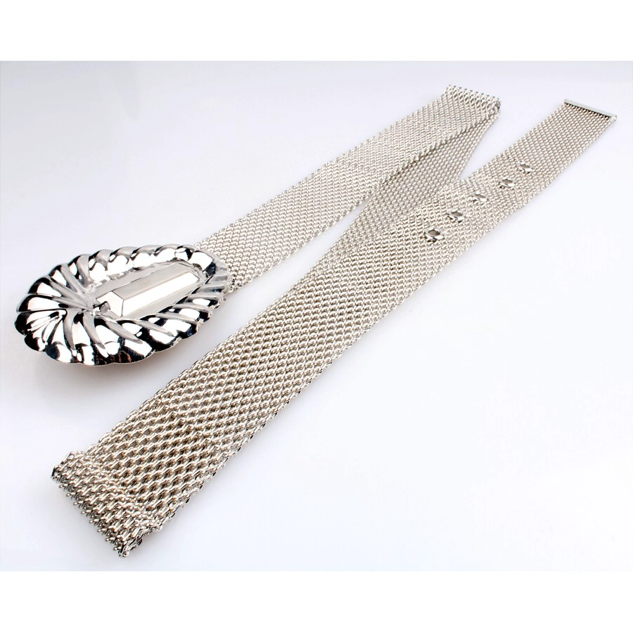 Hot-selling nice design metal belt mens fashion wide metal belt Africa jewelry