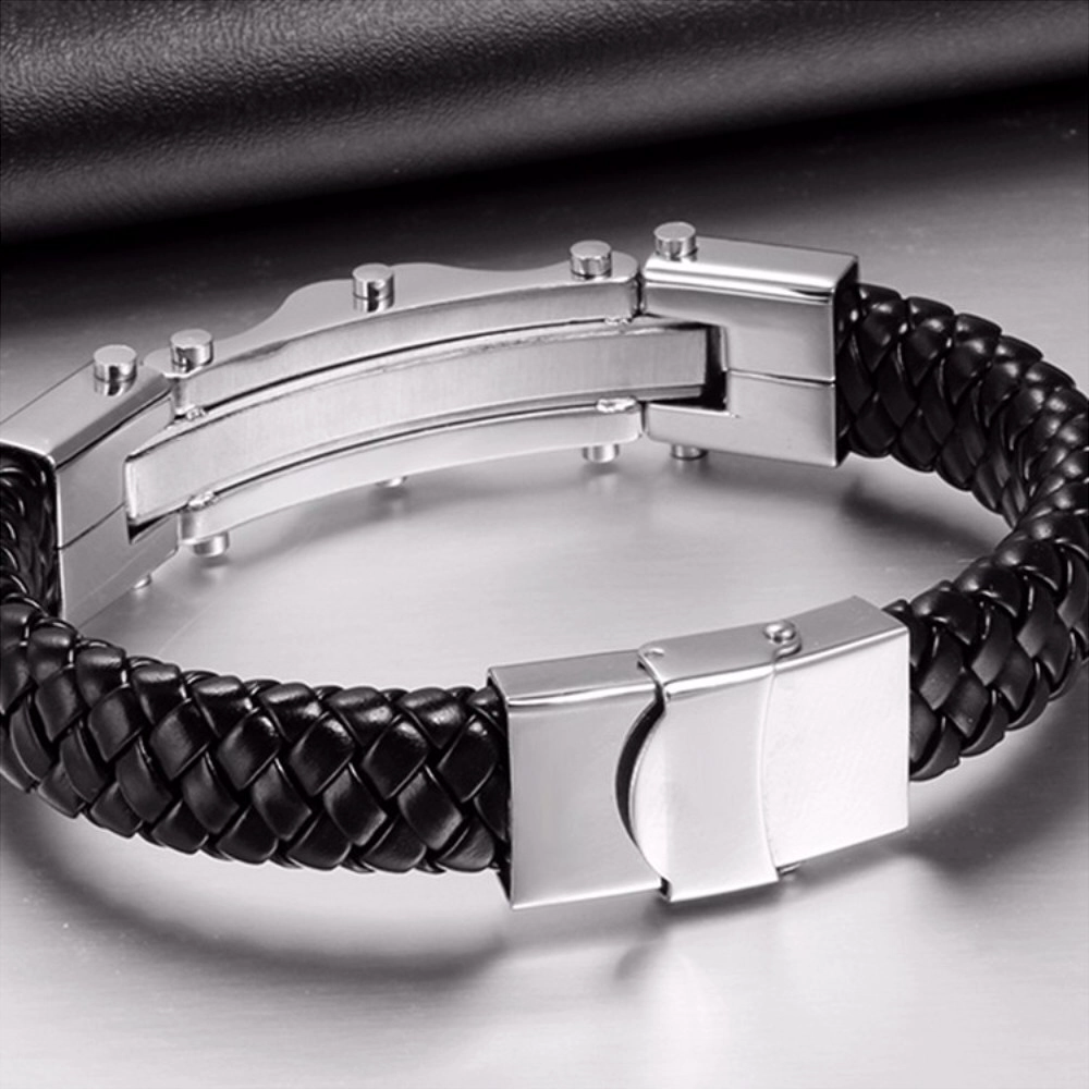 Japan und Südkorea Titan Steel Jewelry Wholesale Männer Leder Armband TS1