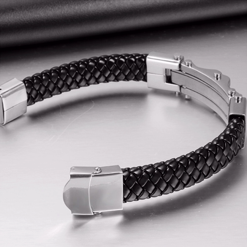Japan und Südkorea Titan Steel Jewelry Wholesale Männer Leder Armband TS1