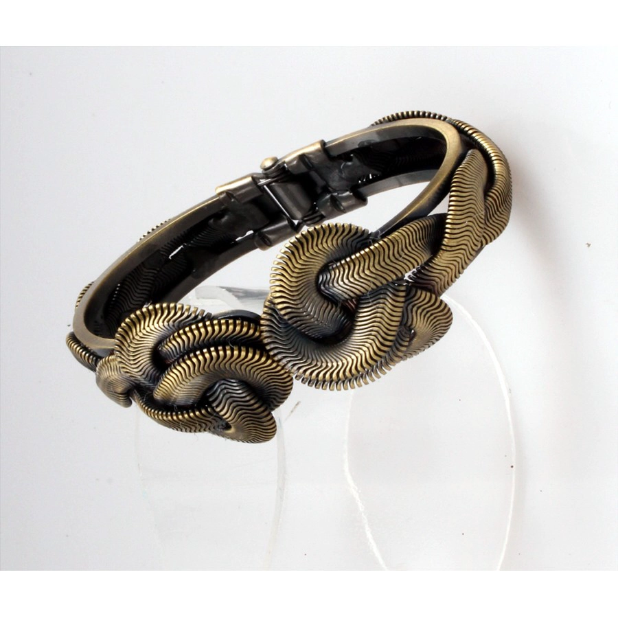 Lucky Jewelry Großhandel New Fashion Green Bronze palted Brass Bangles Armbänder für Womens
