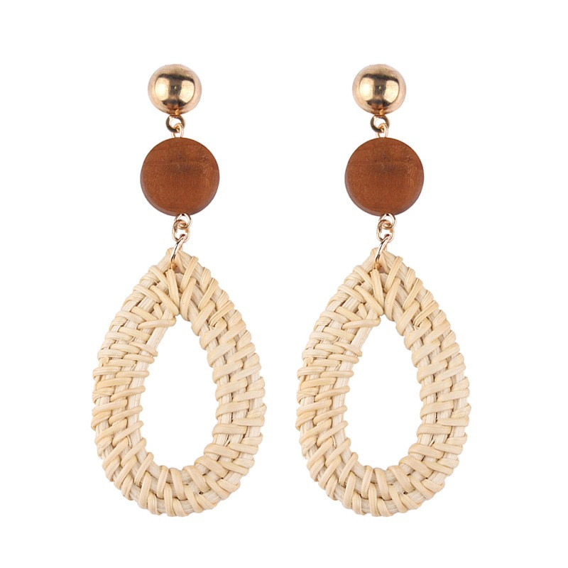 China Special New Drop Earring Jewelry Wooden Long Fashion Earrings manufacturer