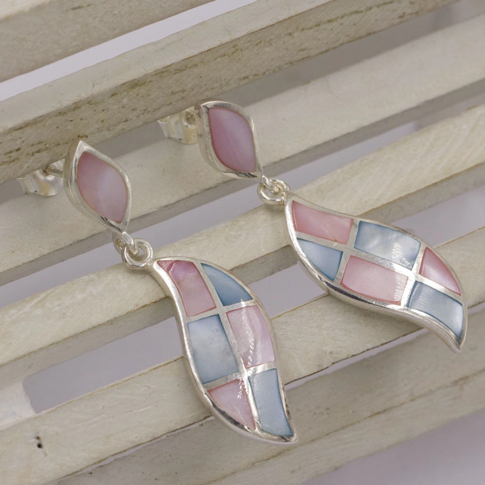 Wedding stud jewelry custom made 925 Sterling silver Dangle earring
