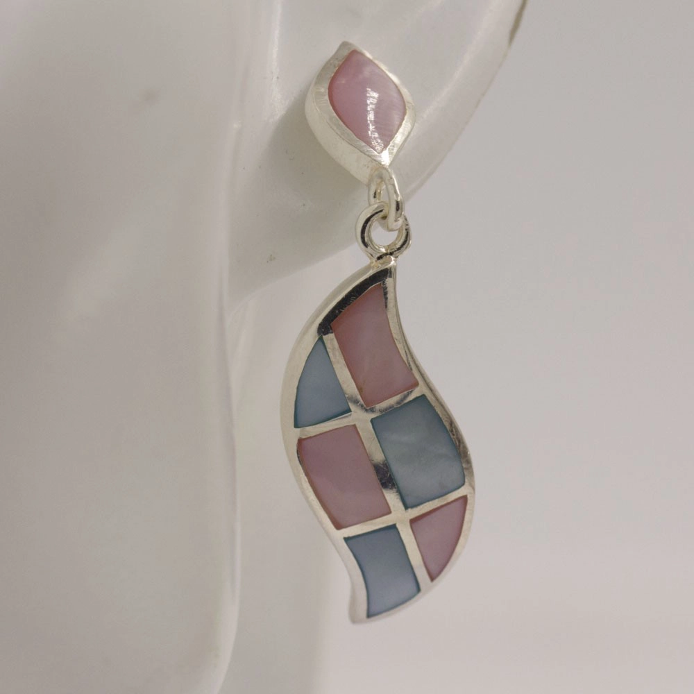 Wedding stud jewelry custom made 925 Sterling silver Dangle earring