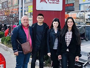 CLIENTS FROM CHILE'S VISITING
