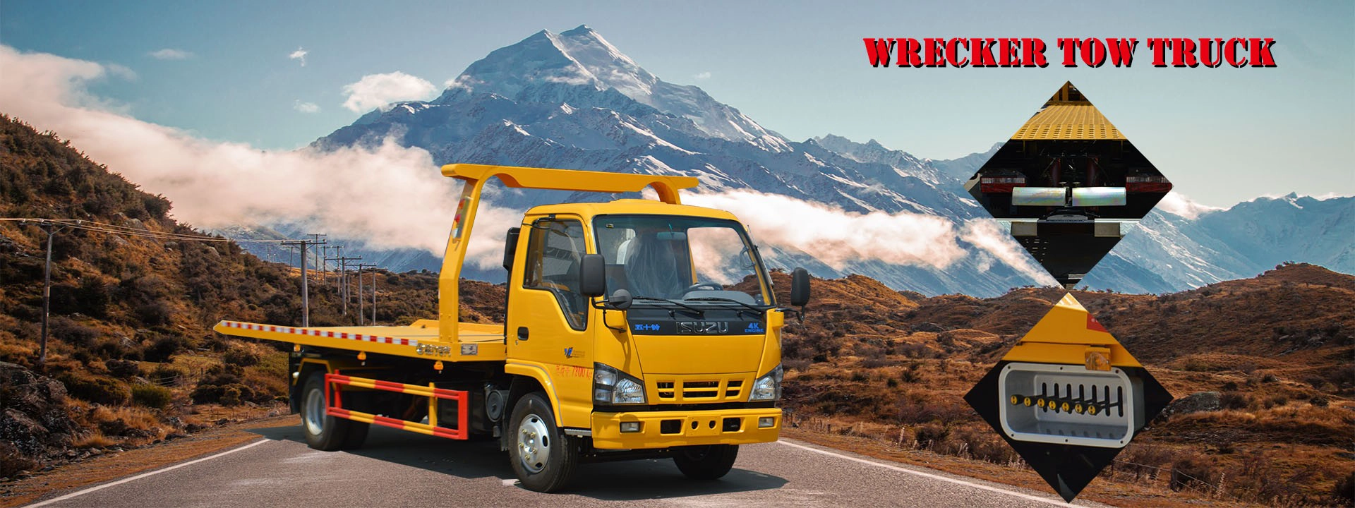 Masamang trak na tow Masamang trak na tow
