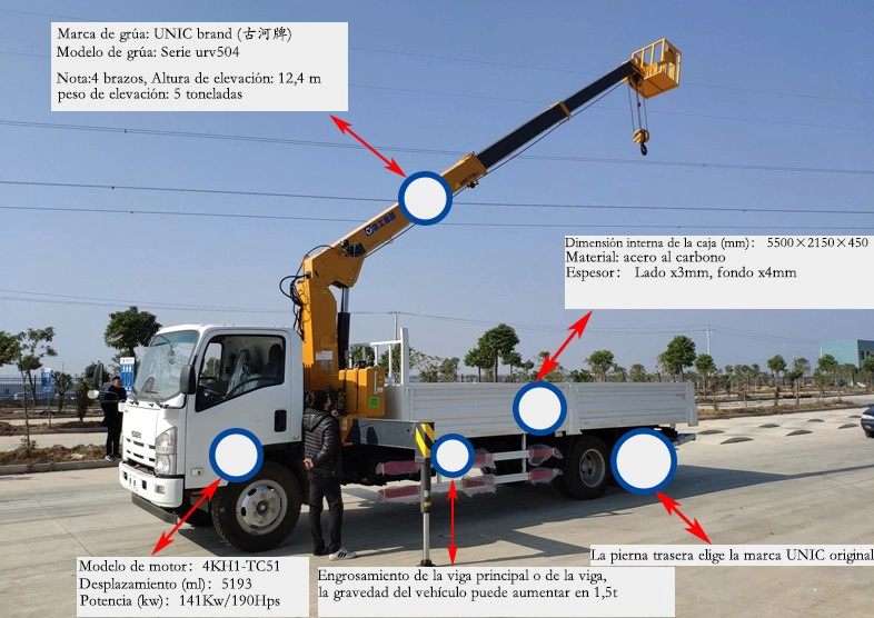 El fabricante de la grúa montada en camión le dice cómo reparar la grúa montada en la camioneta