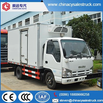3 TONS ISUZU 4x2 рефрижераторный фургон для продажи