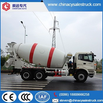 Auman 10-12cbm concrete mixer trak para sa pagbebenta
