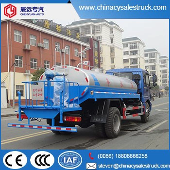 Auman Euro 3 185hp diesel 12cbm camión portátil de agua para la venta