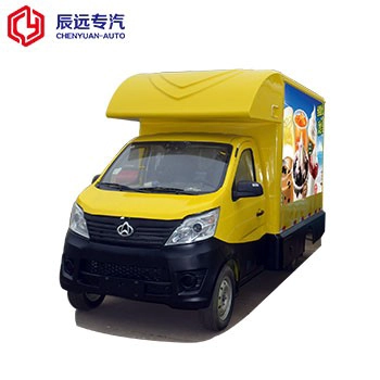 ChangAn may gasolina hindi kinakalawang na asero Mobile fast food trucks para sa pagbebenta