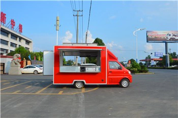 ChangAn may gasolina hindi kinakalawang na asero Mobile fast food trucks para sa pagbebenta