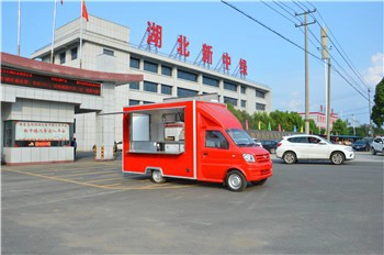 ChangAn may gasolina hindi kinakalawang na asero Mobile fast food trucks para sa pagbebenta