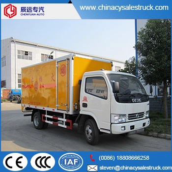 Fábrica más barata del camión de entrega del cargo de la caja de China del precio en China
