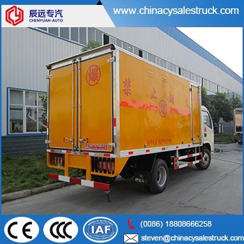 Fábrica más barata del camión de entrega del cargo de la caja de China del precio en China