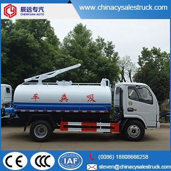 DFAC 4X2 3-4cbm small supplier ng fecal suction truck