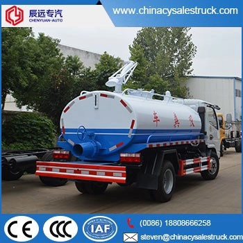 DFAC 4X2 3-4cbm small supplier ng fecal suction truck