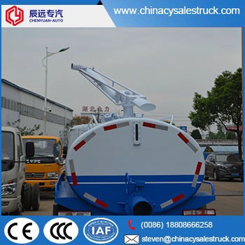 DFAC 4X2 3-4cbm small supplier ng fecal suction truck