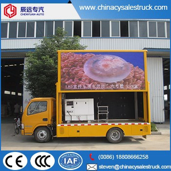 DFAC 4X2 outdoor advertising LED truck P4,P5,P6,P8,P10 screen factory