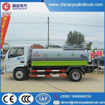 Diesel 5000 liters maliit na water cistern trak para sa pagbebenta