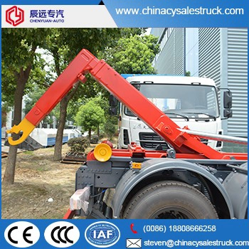 DongFeng бренд TianLong бренд 6x4 свернуть мусоровоз с крюковой рукой