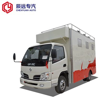 Dongfeng proveedor de camión de comida móvil con volante a la derecha