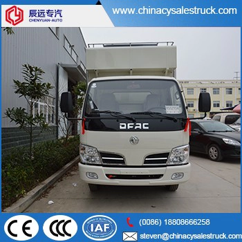 Dongfeng proveedor de camión de comida móvil con volante a la derecha