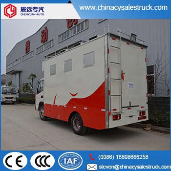 Dongfeng proveedor de camión de comida móvil con volante a la derecha
