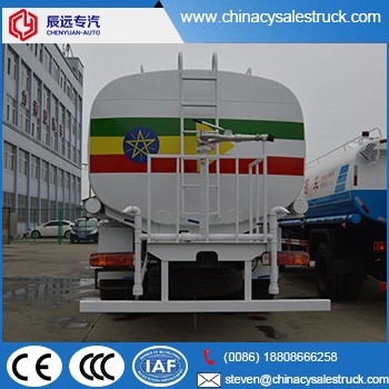 Proveedor de agua del camión del tanque de agua de la marca HOWO 20m3 en China