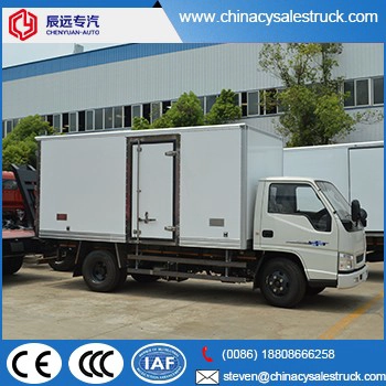 JMC 3cbm雪卡车,中国冰箱厢式货车供应商