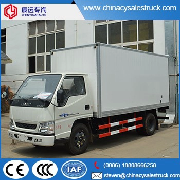 JMC 3cbm雪卡车,中国冰箱厢式货车供应商