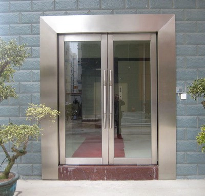 glass door