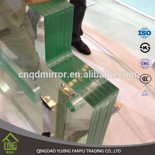 Chine mouture fine 15mm trempé verre plat pour un traitement ultérieur fabricant