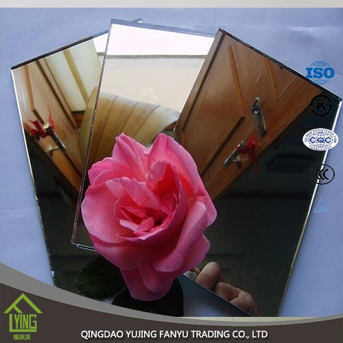 China 3mm 4mm 5mm wholesale colored mirror glass sheet manufacturer